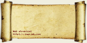 Jovana Radić vizit kartica